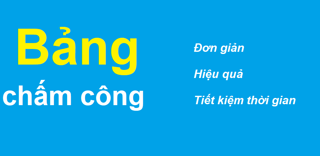 Bảng  chấm công (Pro)